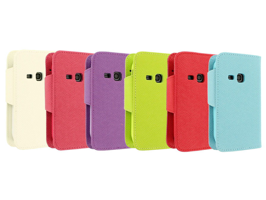 Color Sideflip Case - Samsung Galaxy Young S6310 Hoesje