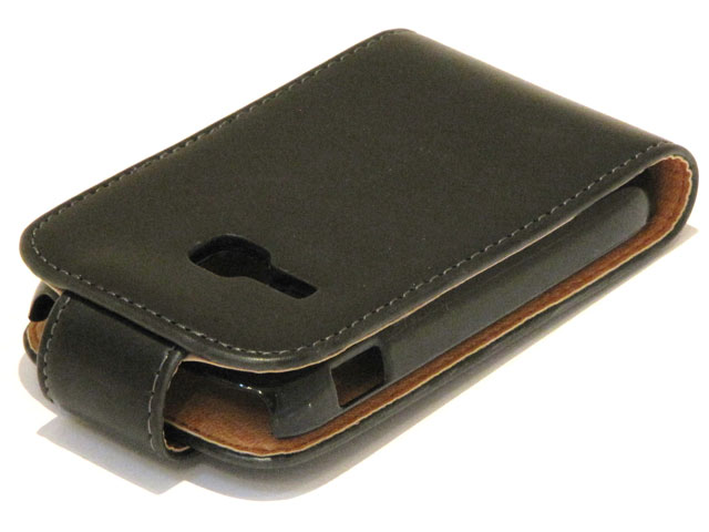 Classic Leather Flip Case Samsung Galaxy Mini 2 (S6500)
