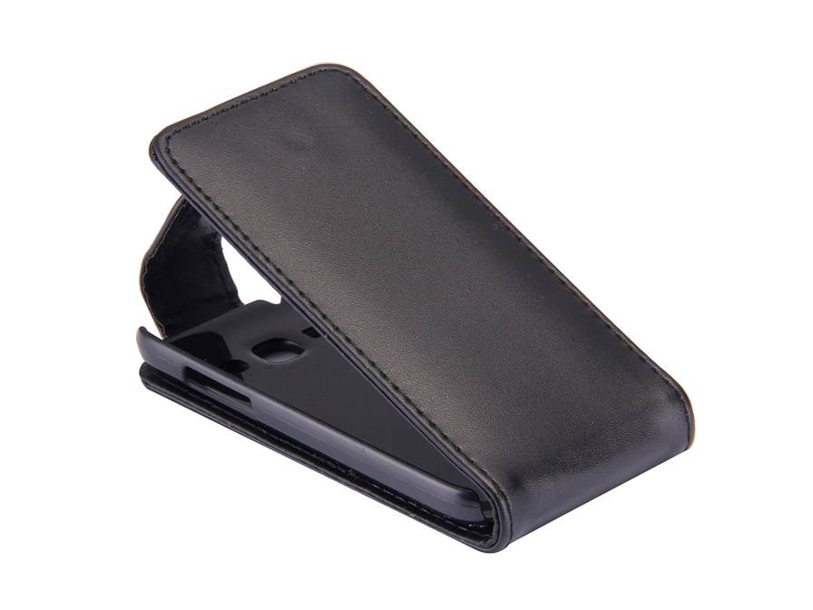 Business Leather Flip Case voor Samsung Galaxy Ace 3