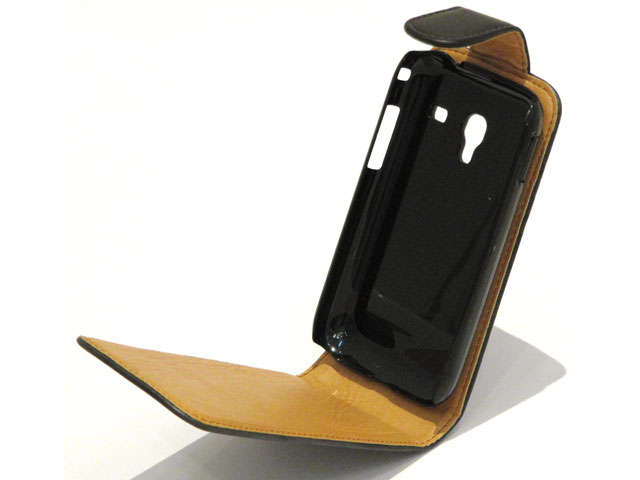 Classic Leather Case voor Samsung Galaxy Ace Plus (S7500)