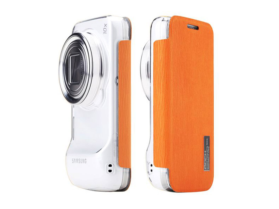Color Flip Case Hoesje voor Samsung Galaxy S4 Zoom (SM-C101)