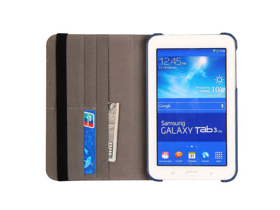 Classic Canvas Swivel Case - Hoes voor Samsung Galaxy Tab 3 7.0 Lite