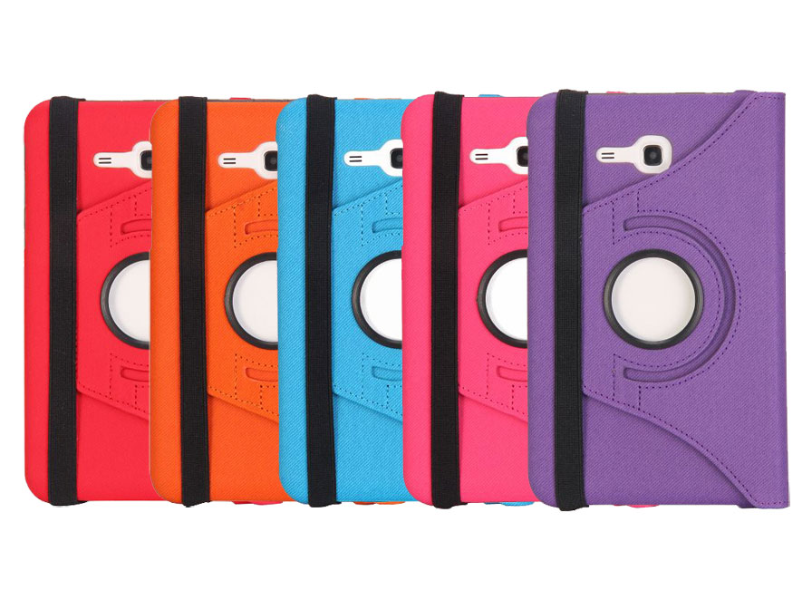 Color Canvas Swivel Case - Hoes voor Samsung Galaxy Tab 3 7.0 Lite