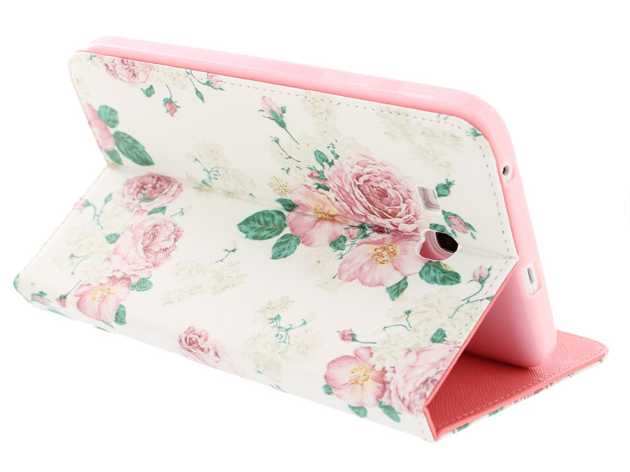 Flower Stand Case - Hoesje voor Samsung Galaxy Tab 3 Lite