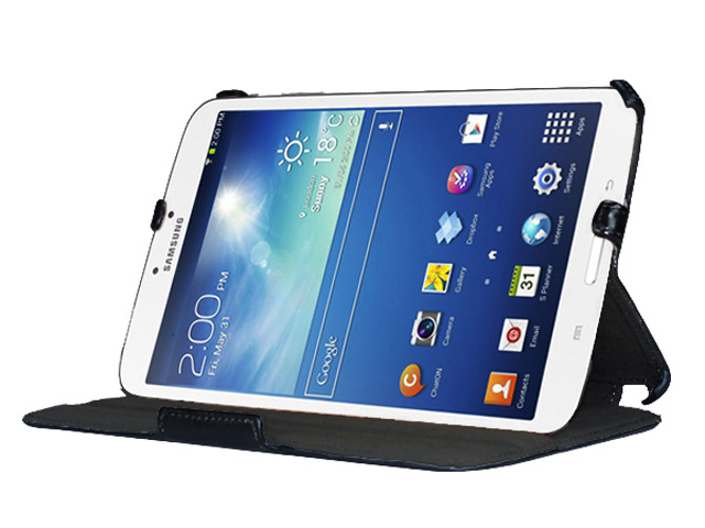 Gecko Kunstleren Case met Stand voor Samsung Galaxy Tab 3 (8.0)