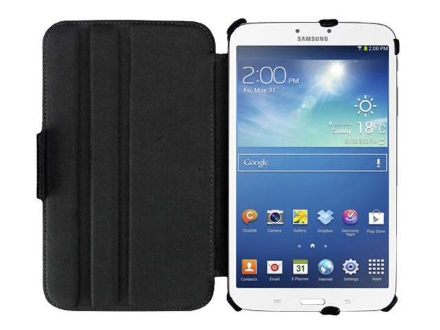 Gecko Kunstleren Case met Stand voor Samsung Galaxy Tab 3 (8.0)