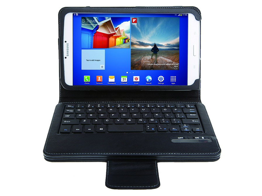 Bluetooth Keyboard Folio Case voor Samsung Galaxy Tab 3 (8.0)
