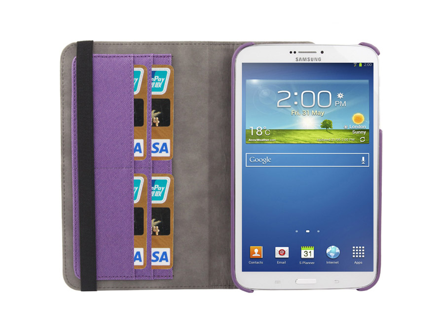 Canvas Swivel Stand 360-turn Case Samsung Galaxy Tab 3 (8.0)