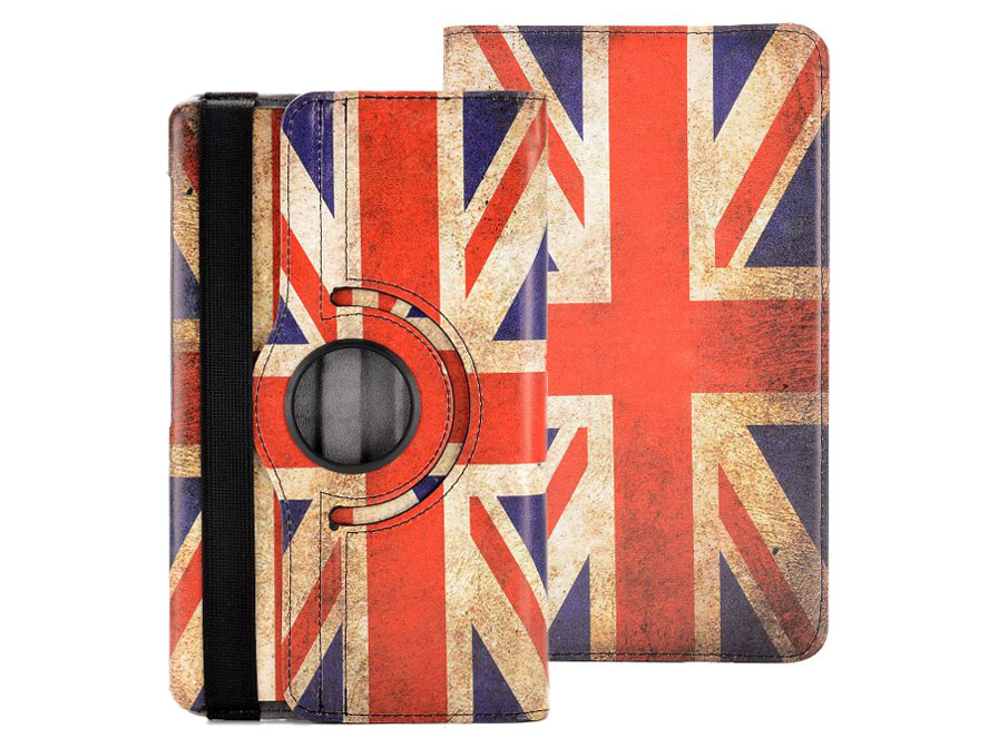 Vintage GB Swivel Stand Case - Draaibare Samsung Galaxy Tab S 8.4 hoes