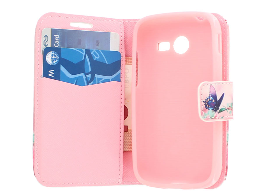 Butterfly Book Case Hoesje voor Samsung Galaxy Pocket 2
