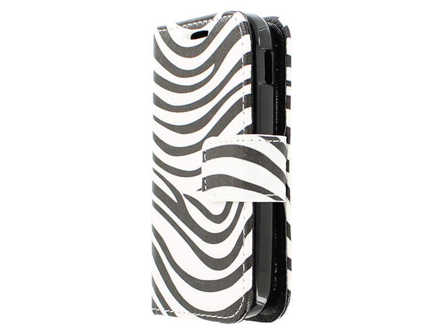 Zebra Book Case Hoesje voor Samsung Galaxy Pocket 2