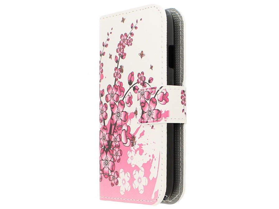 Samsung Galaxy Trend 2 Wallet Case Hoesje - Bloesem Design