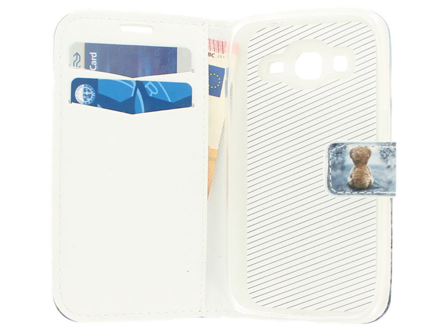 Teddy Book Case Hoesje voor Samsung Galaxy Core Prime
