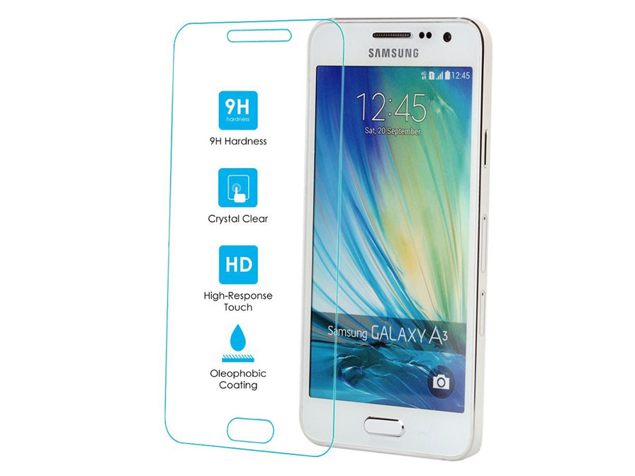 Samsung Galaxy A3 2015 - Screenprotector Temperes Glass