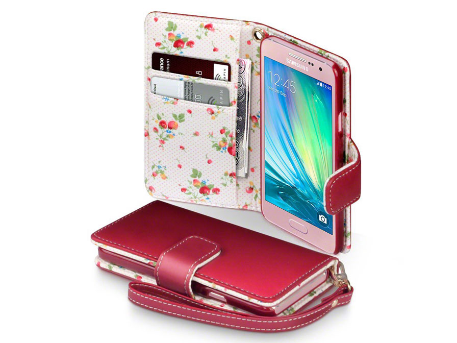 CaseBoutique Flower Case - Samsung Galaxy A3 2015 hoesje