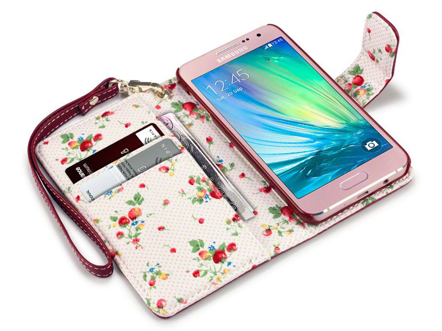 CaseBoutique Flower Case - Samsung Galaxy A3 2015 hoesje