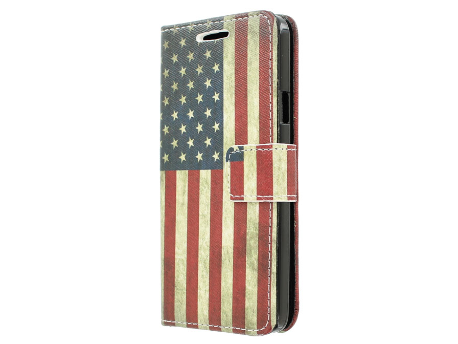 Vintage USA Book Case - Samsung Galaxy A3 2015 hoesje