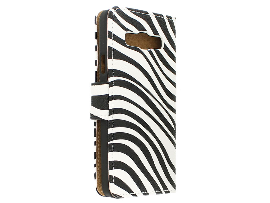 Zebra Wallet Case - Samsung Galaxy A3 2015 hoesje