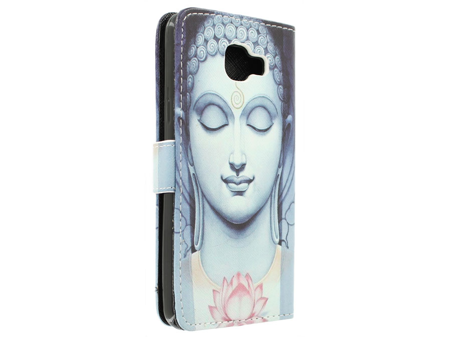 Boeddha Lily Book Case - Samsung Galaxy A3 2016 hoesje