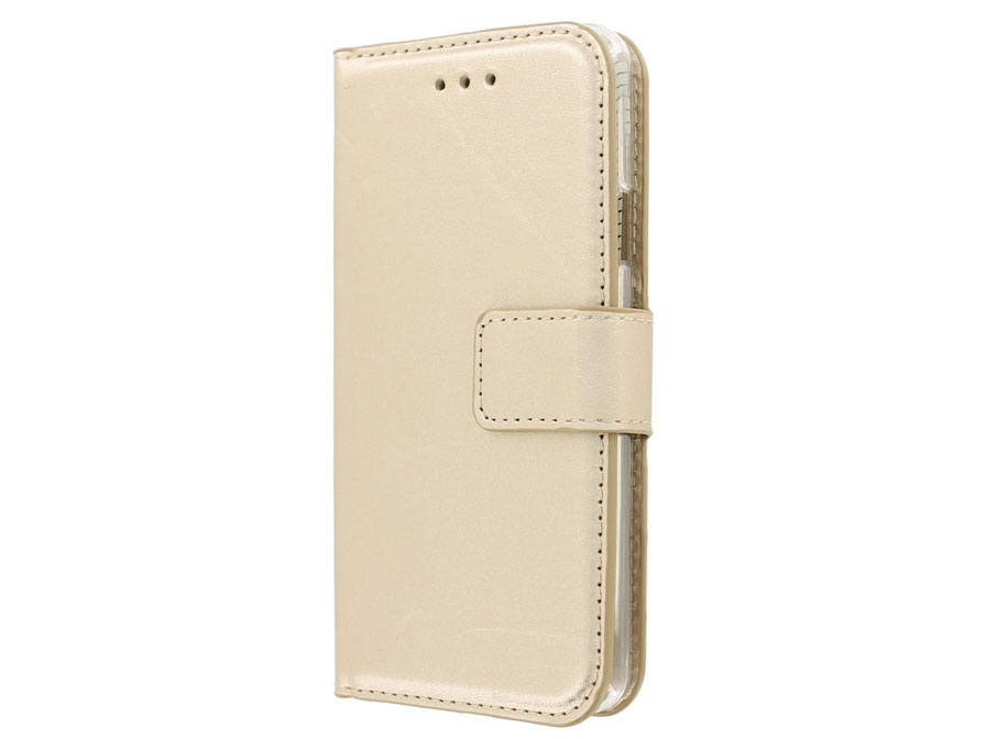Wallet Bookcase Goud - Samsung Galaxy A3 2016 hoesje
