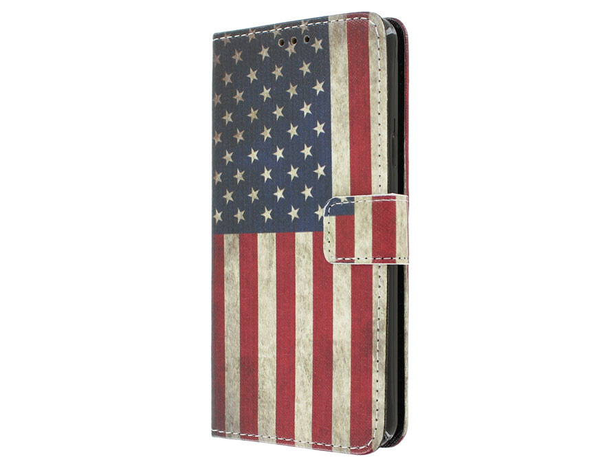 Vintage USA Book Case - Samsung Galaxy A3 2016 hoesje