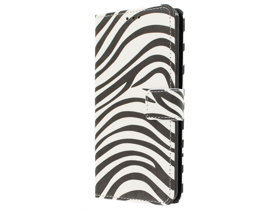 Zebra Book Case - Samsung Galaxy A3 2016 hoesje