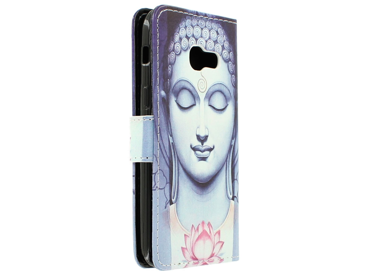 Boeddha Lily Bookcase - Samsung Galaxy A3 2017 hoesje
