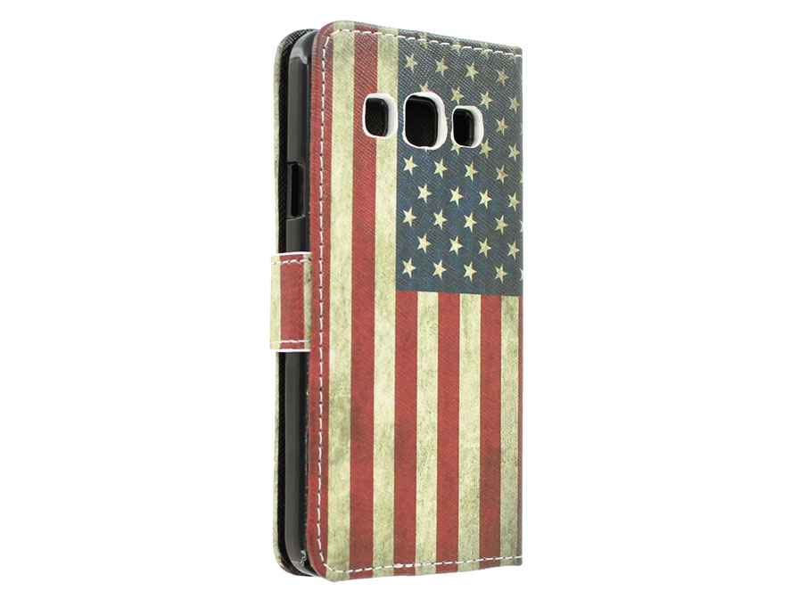 Vintage USA Book Case - Samsung Galaxy A5 2015 hoesje