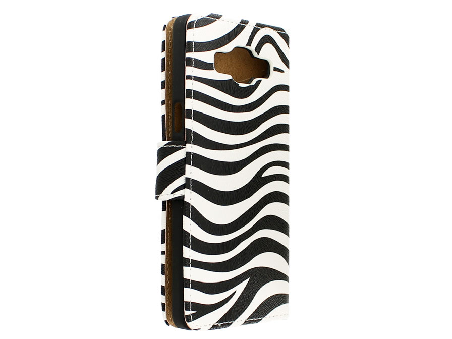 Zebra Book Case - Samsung Galaxy A5 2015 hoesje