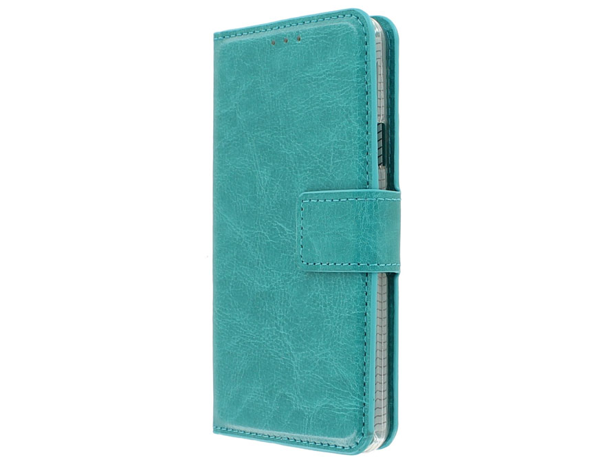 Turquoise Bookcase - Samsung Galaxy A5 2016 hoesje