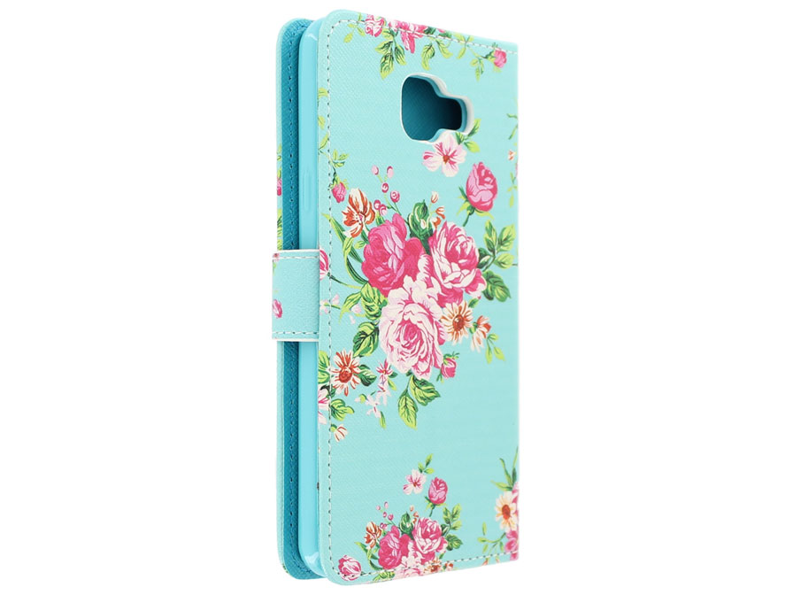 Flower Book Case - Samsung Galaxy A5 (2016) hoesje