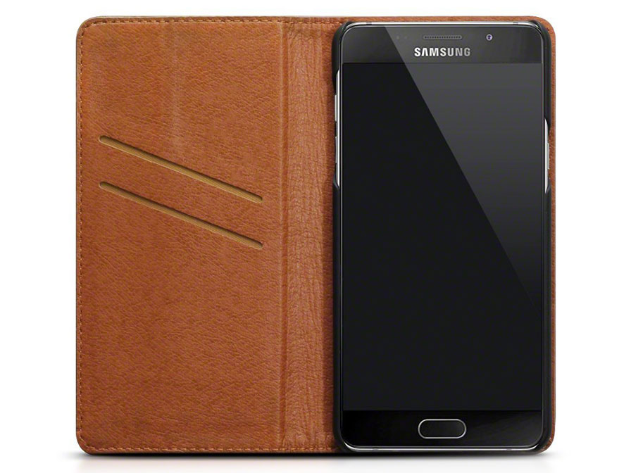 Leren Slimfit Bookcase - Samsung Galaxy A5 2016 hoesje
