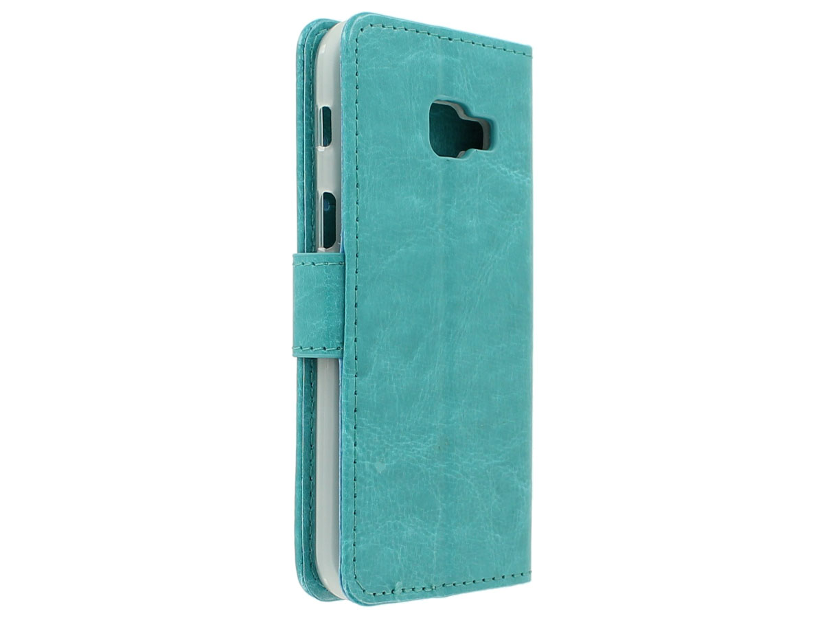 Turquoise Bookcase - Samsung Galaxy A5 2017 hoesje