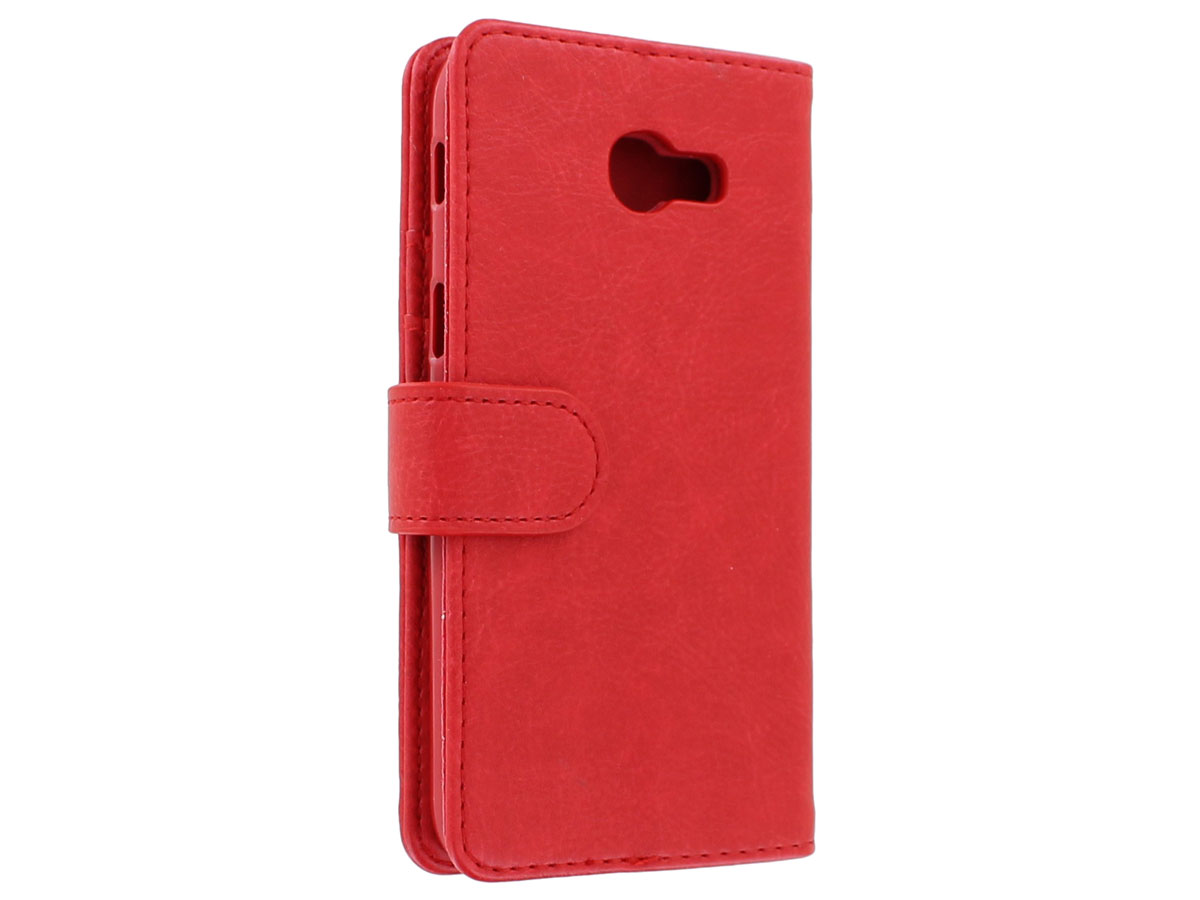 Zipper Book Case Rood - Samsung Galaxy A5 2017 hoesje