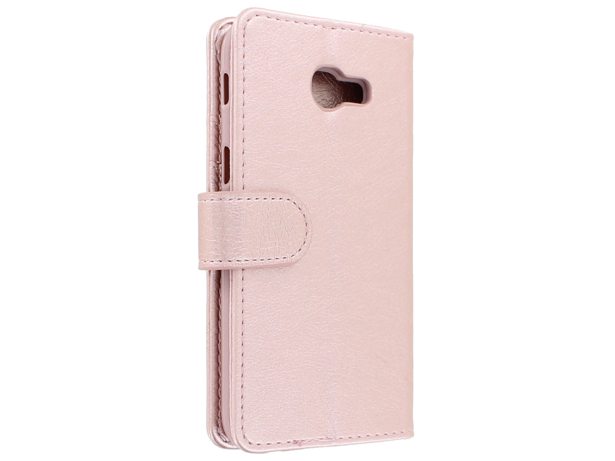 Zipper Book Case Rosé - Samsung Galaxy A5 2017 hoesje