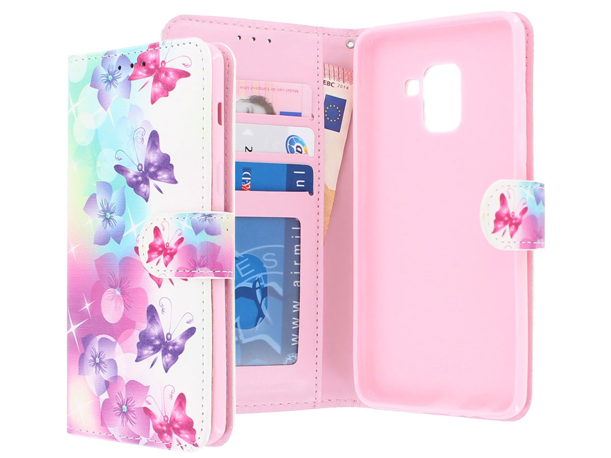 Vlinder Bookcase Wallet - Samsung Galaxy A8 2018 hoesje
