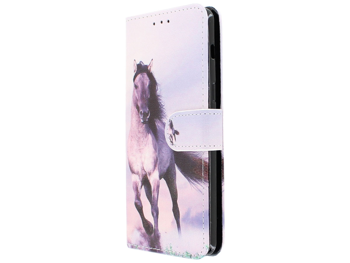 Paarden Bookcase Wallet - Samsung Galaxy A8 2018 hoesje