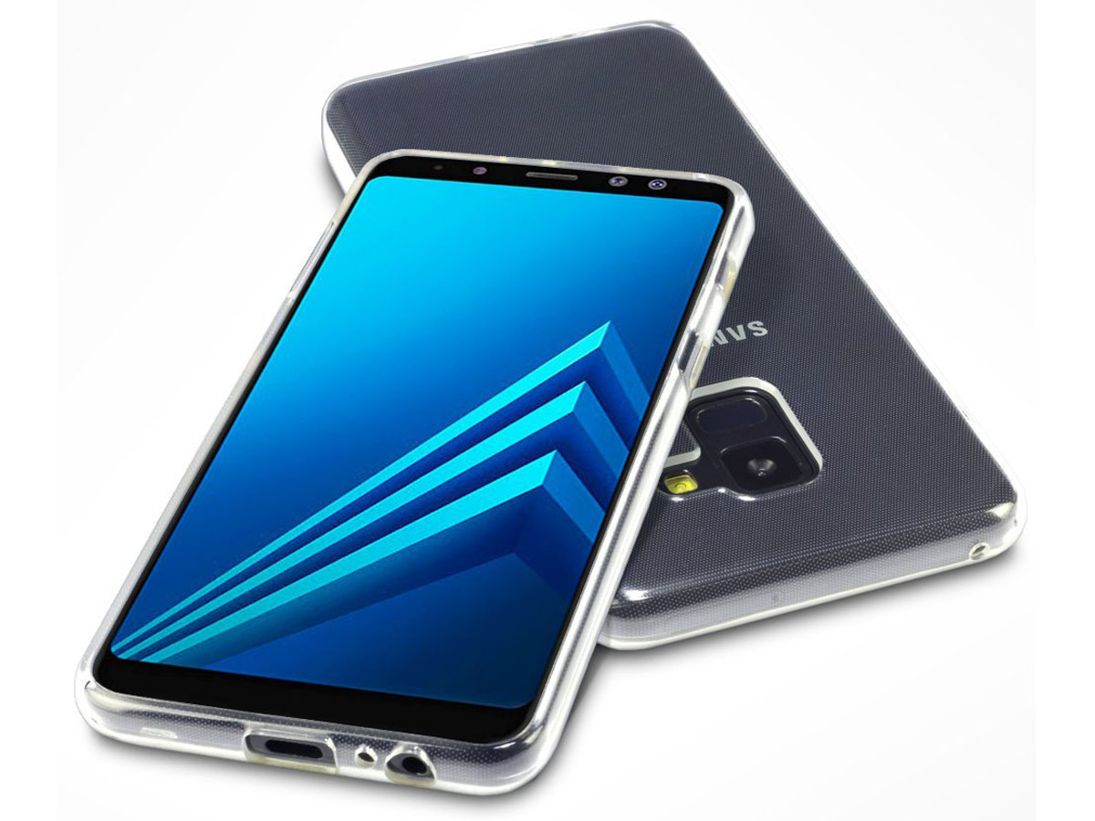 Transparant Samsung Galaxy A8 2018 Hoesje Crystal Case
