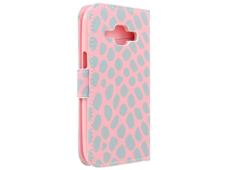 Pink Spots Case - Samsung Galaxy J1 2015 hoesje