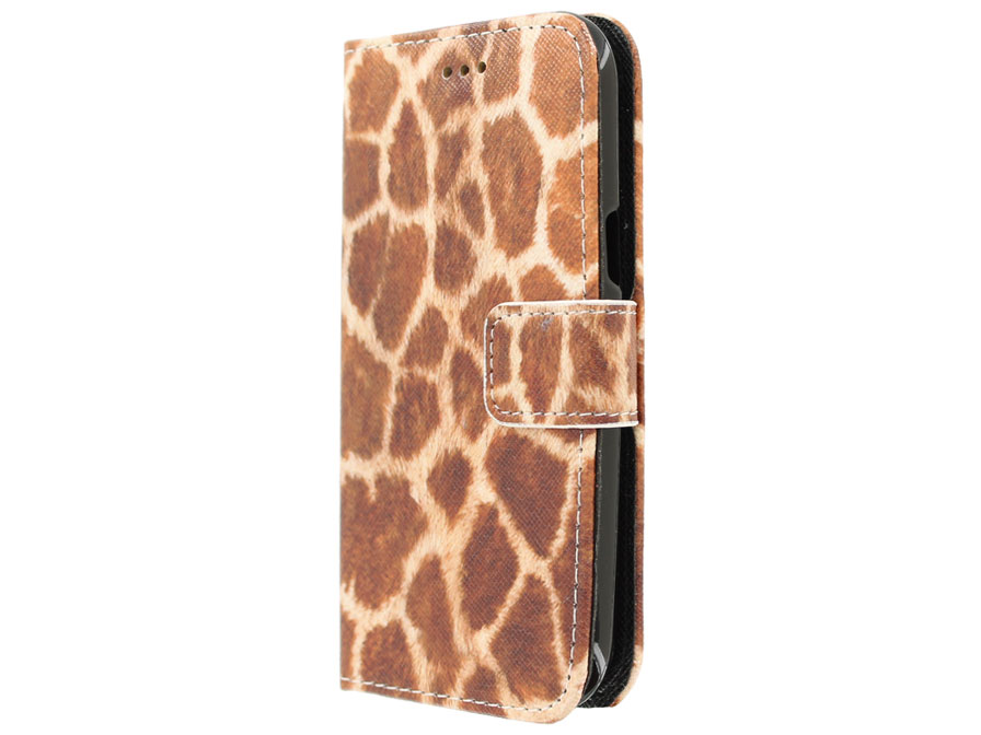 Giraffe Book Case - Samsung Galaxy J1 2015 Hoesje