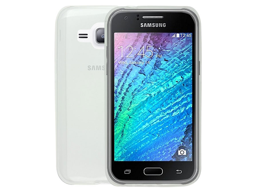 Doorzichtige TPU Case - Samsung Galaxy J1 2015 hoesje