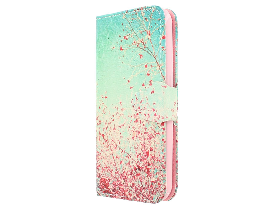 Blossom Bookcase - Samsung Galaxy J1 2016 hoesje