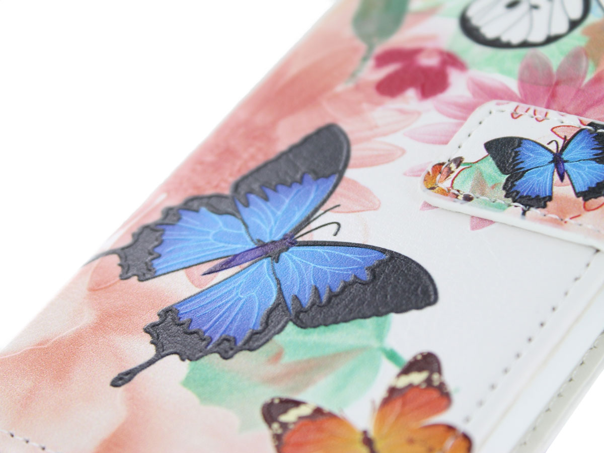 Butterfly 3D Bookcase - Samsung Galaxy J3 2016 hoesje