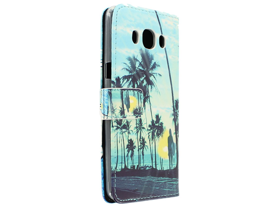Hawaii Bookcase - Samsung Galaxy J3 2016 hoesje