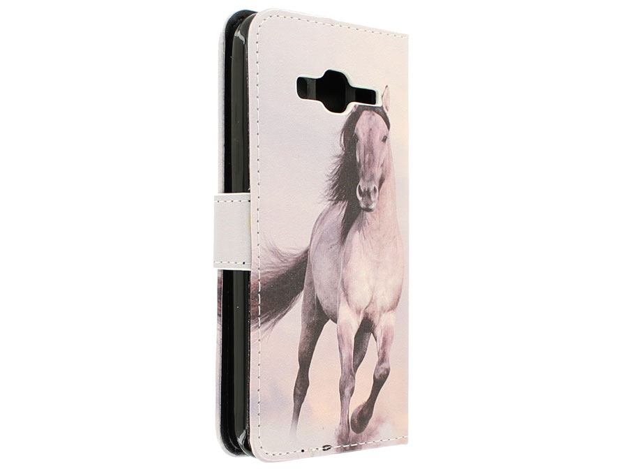 Paarden Bookcase - Samsung Galaxy J3 2016 hoesje