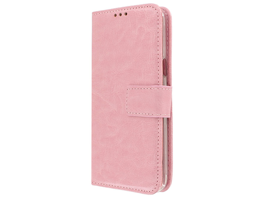Bookcase Roze - Samsung Galaxy J3 2016 hoesje