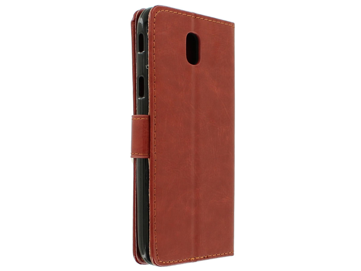 Wallet Bookcase Bruin - Samsung Galaxy J3 2017 hoesje