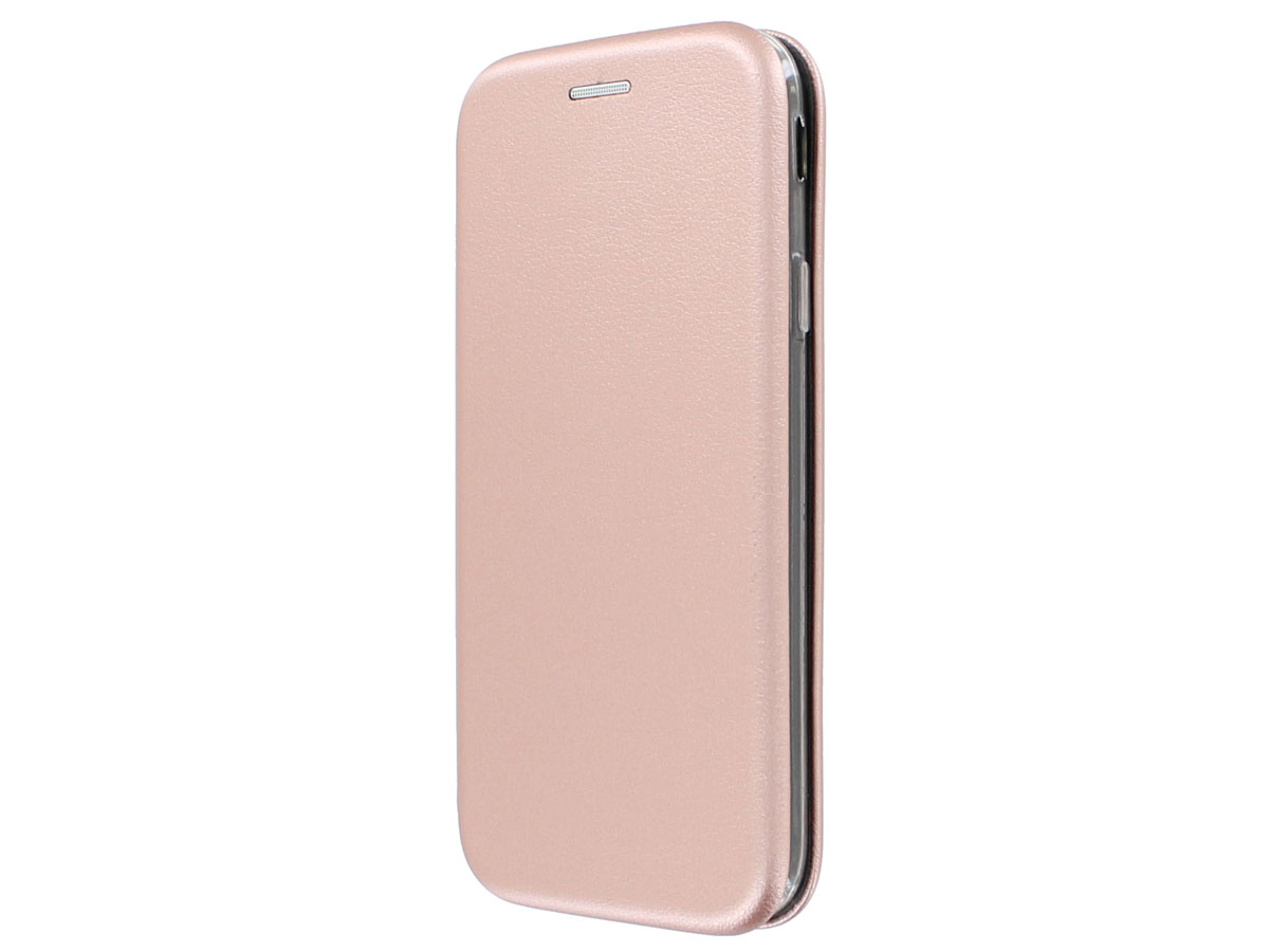 Elegance Slim Bookcase Rosé - Galaxy J3 2017 hoesje