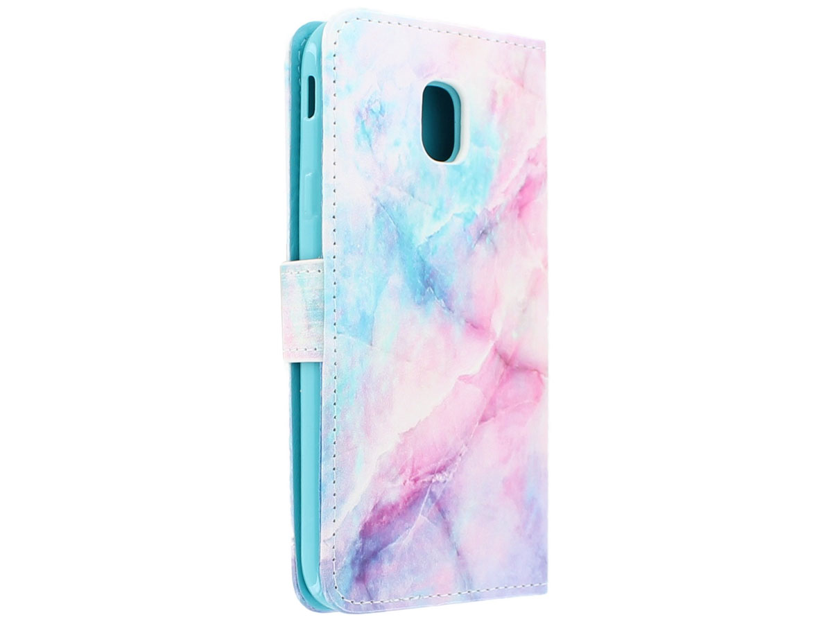 Book Case Pastel Marble - Samsung Galaxy J3 2017 hoesje