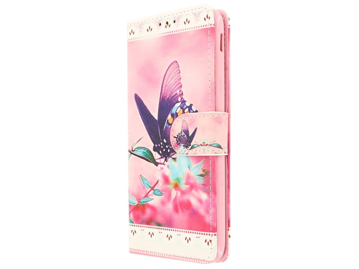 Butterfly Bookcase - Samsung Galaxy J3 2017 hoesje